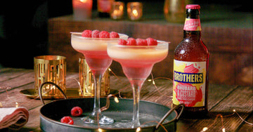 Rhubarb & Custard Trifle Cider Cocktail