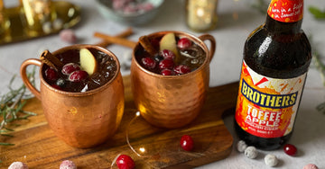 Toffee Apple Cranberry Mule Cider Cocktail