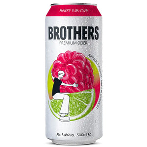 Brothers Berry Sub-Lime Cider - Raspberry & Lime