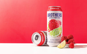 Brothers Raspberry & Lime fruit cider