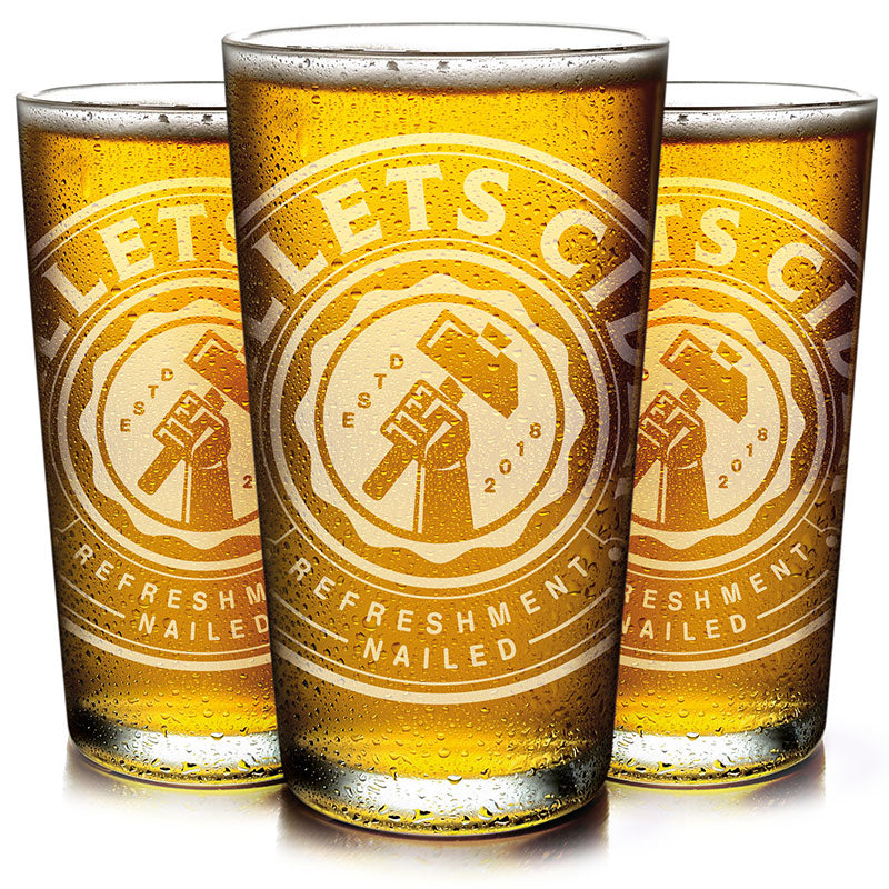 Mallets Pint Glasses Brothers Cider