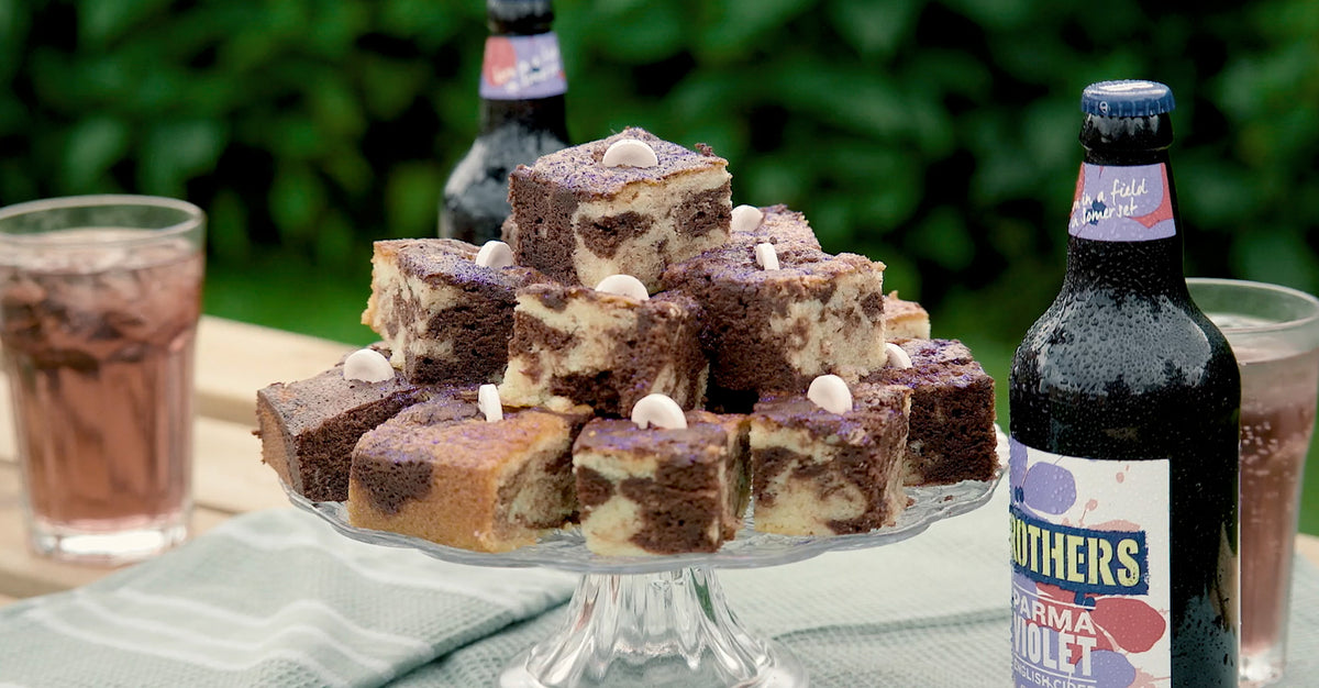 Brothers Marble Parma Violet Cider Brownies Brothers Cider