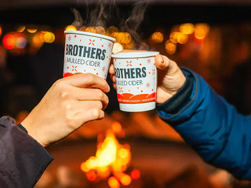 Two cups of Brothers mulled winter cider