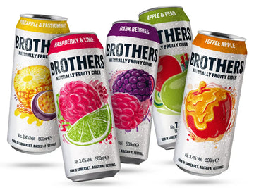 Brothers New range of fruit cider