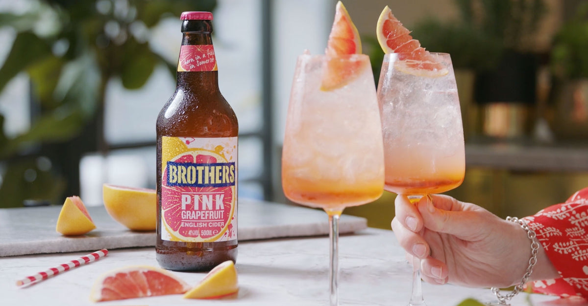 Pink Grapefruit Spritz Brothers Cider
