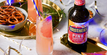 Brothers Pink Grapefruit Winter Fizz Cocktail