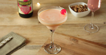 Rhubarb & Custard Ginger Winner cocktail recipe Gin