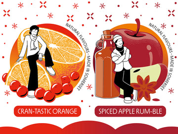 Orange & Cranberry And Spiced Apple & Rum Winter Mulled Cider