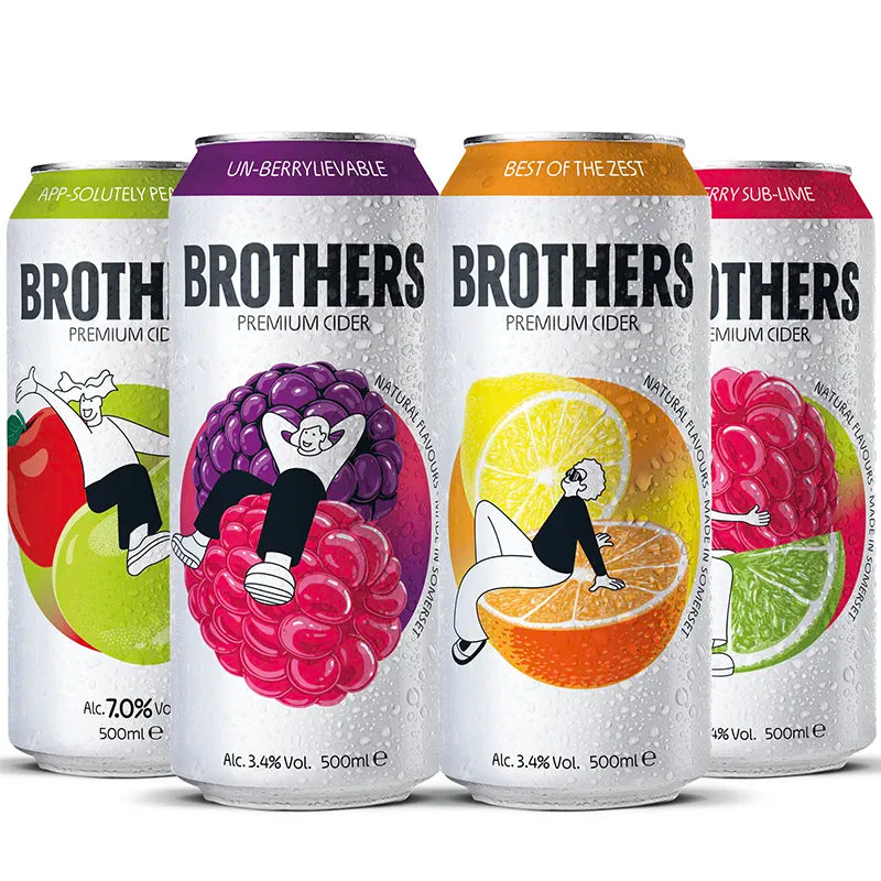 Brothers Rainbow Mixed Case Brothers Cider