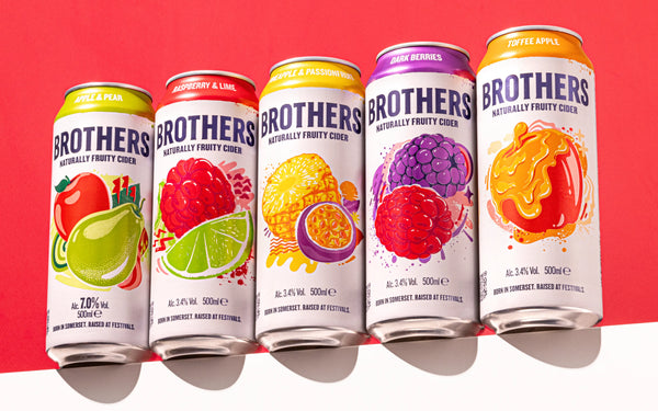 Brothers Cider - range of cans