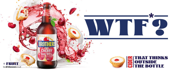 Cherry Bakewell Fruit CIder - WTF - What The Fruit