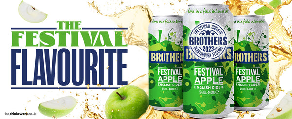 Brothers Festival Apple - The Official Cider of Glastonbury Festival