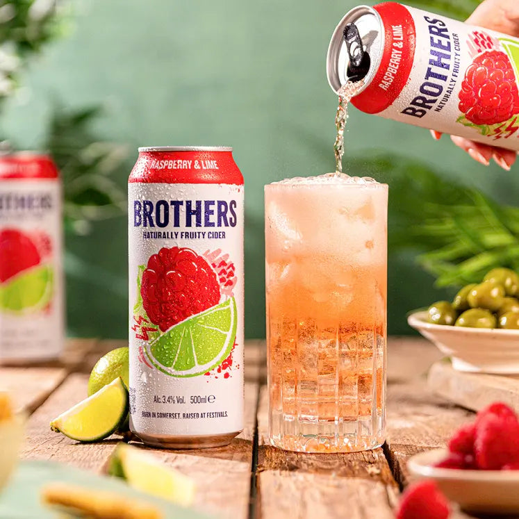 Beam Raspberry Lime Brothers Raspberry & Lime Cider – Brothers Cider