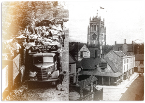 Showerings Cider history and Kings Arms Pub in Shepton Mallet
