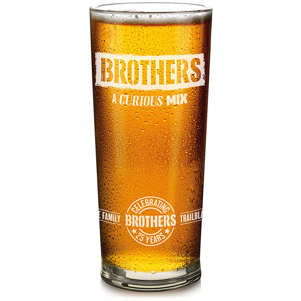 Brothers Pint Glass with Toffee Apple Cider