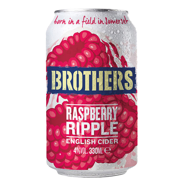Brothers Raspberry Ripple Cider 330ml can