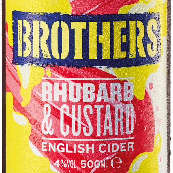Brothers Rhubarb & Custard fruit cider